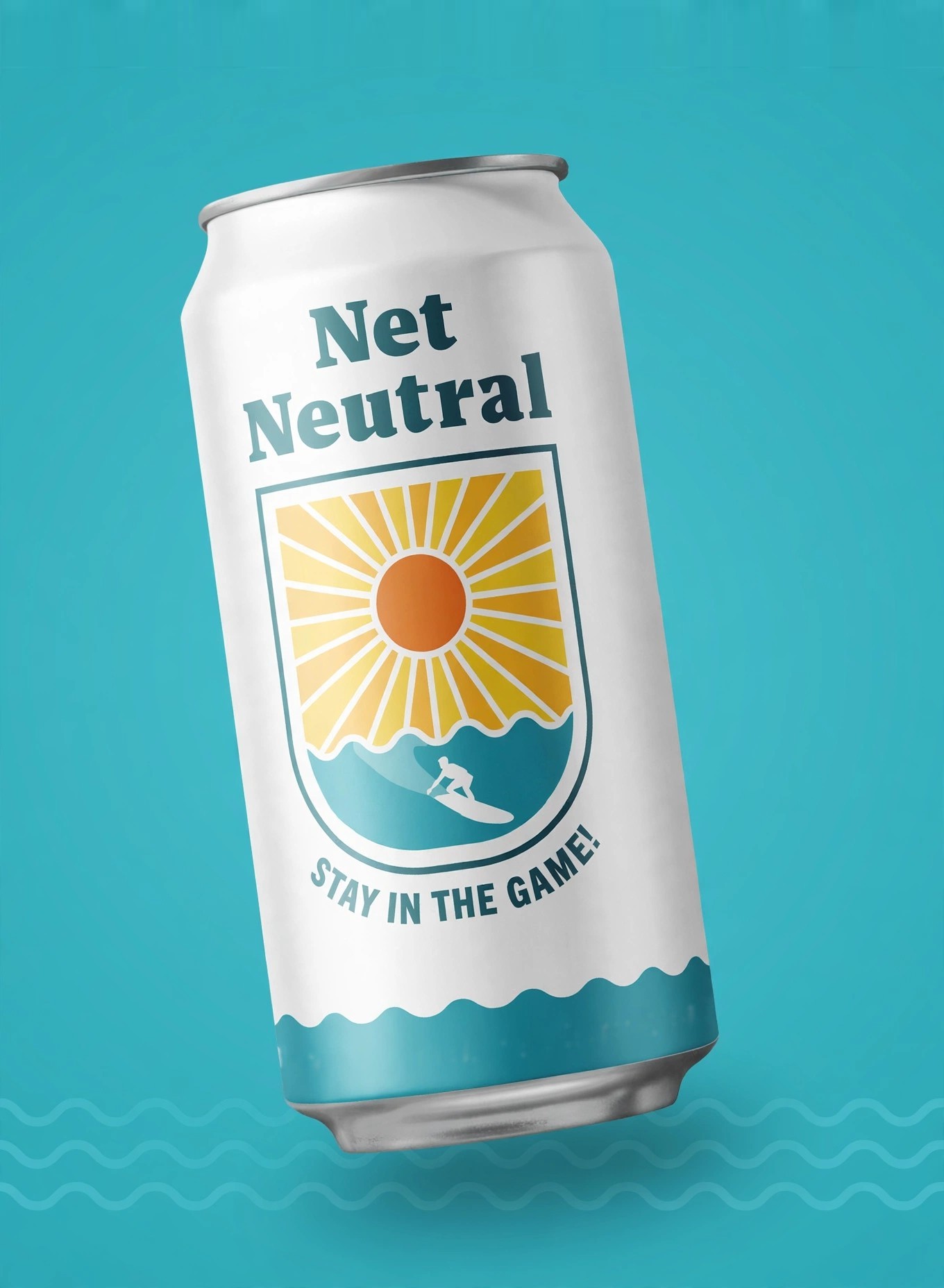 A can of Net Neutral — a crisp, fun vodka cocktail